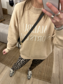Malibu pull Azzurro - beige