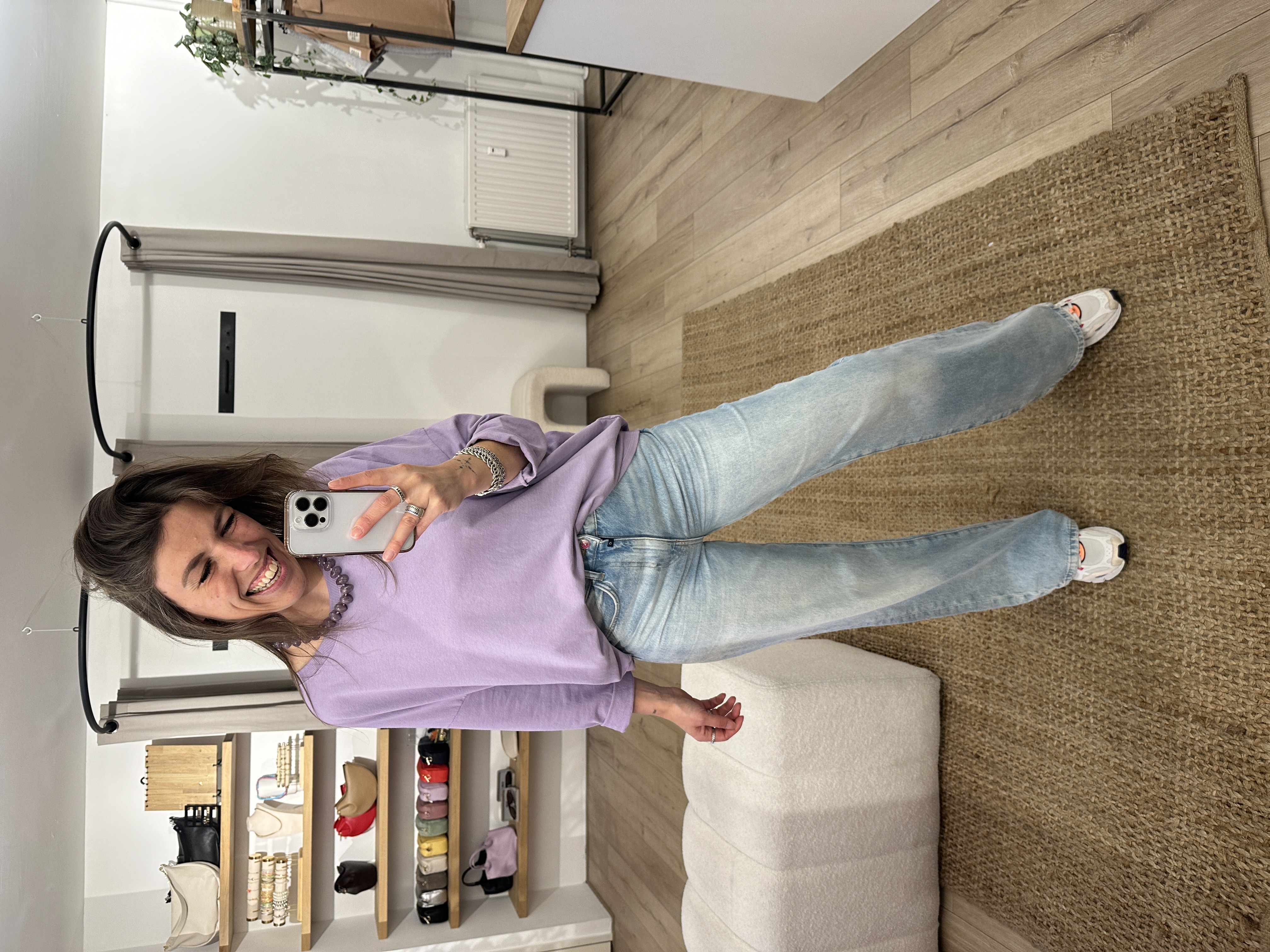 Loose longsleeve - lila