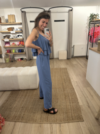 Ruffle jumpsuit Azzurro - blue