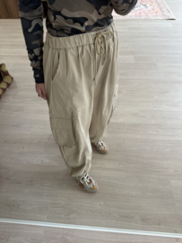 Parachut cord pants - beige
