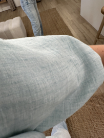 Puff V-tee Azzurro - mint