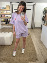 Jog short set - lila