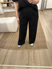 Basic pants Azzurro - black