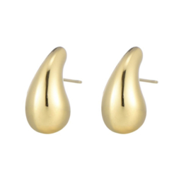 Small drop earrings - gold