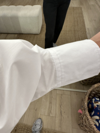 Double blouse Azzurro - white