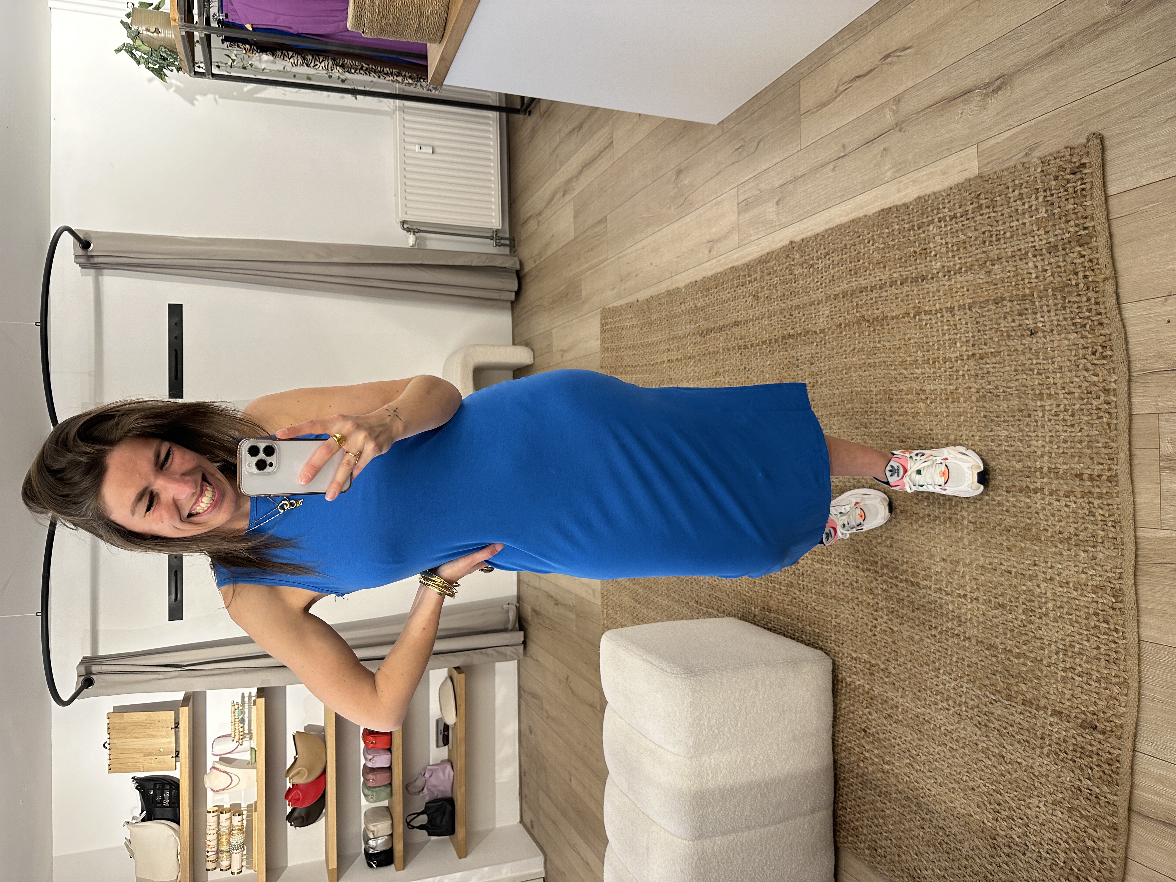 Summer sportive dress Azzurro - blue