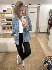 Denim jacket Azzurro - blue
