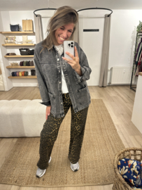 Denim jacket Azzurro - dark grey