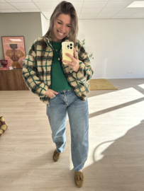Fringe sweater - green