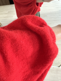 Butterfly knitted cardigan Ambika - red
