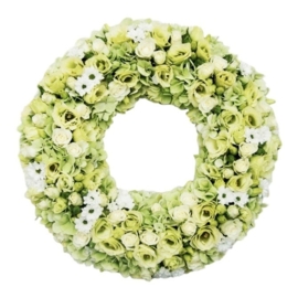 M13 Krans wit/groen
