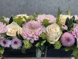 M7 modern grafstuk roze tinten