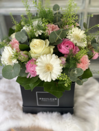 Boeket in roze tinten