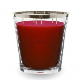 IZAIO CANDLE SOHO ARGENTO RED