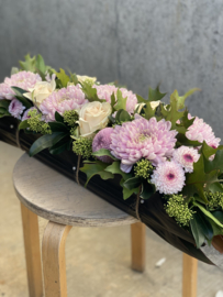 M7 modern grafstuk roze tinten