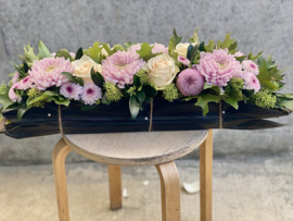M7 modern grafstuk roze tinten