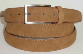 Cognac leren businessriem - 047509