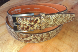 Slangenprint business riem- 551627