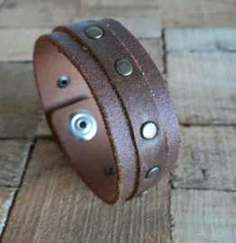 Leren armband