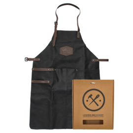 Leren BBQ schort