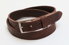 Bruin leren businessriem - 03006R