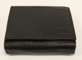 Heren  rits portemonnee zwart - 02C414