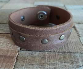 Leren armband