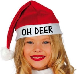 Kerstmuts kind Oh Deer