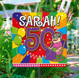 Tuinbord Sarah 50 jaar