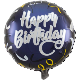 Folieballon Happy Birthday luxe