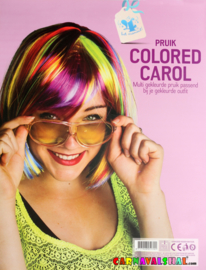 Pruik Colored Carol