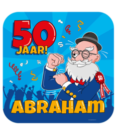 Huldeschild Abraham 50 jaar