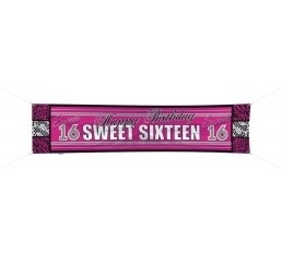 Straatbanner Sweet 16