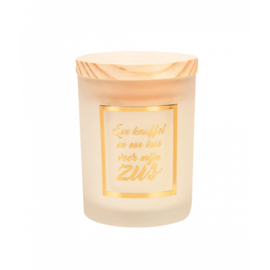 small scented candle gold/white zus