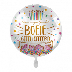 011 - Folieballon Boeie gefeliciteerd