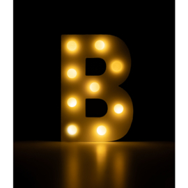 Light Letter B