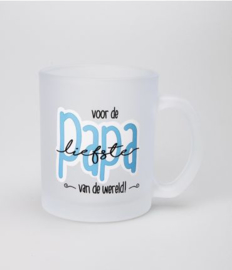 Frosted mug - liefste papa