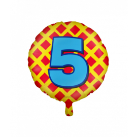 Folieballon Happy 5