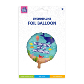 #209 - Folieballon Zwemdiploma