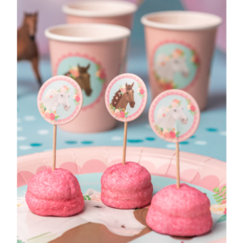 Cocktail prikkers paarden