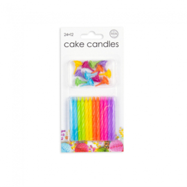 Taartkaarsjes assorti