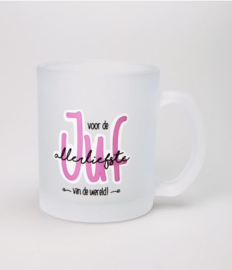 Frosted mug - Allerliefste juf