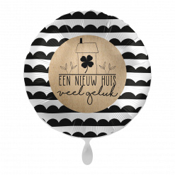 028 - Folieballon een nieuw huis veel geluk