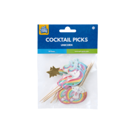 Cocktail prikkers Unicorn