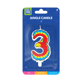 Kaars Jungle 3 papegaai