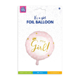 #202 - Folieballon It's a girl!