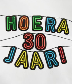 Slinger neon - Hoera 30 jaar !