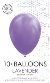 10 Ballonnen Lavender