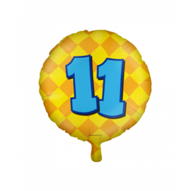 Folieballon Happy 11