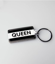 Black & White keyring - Queen